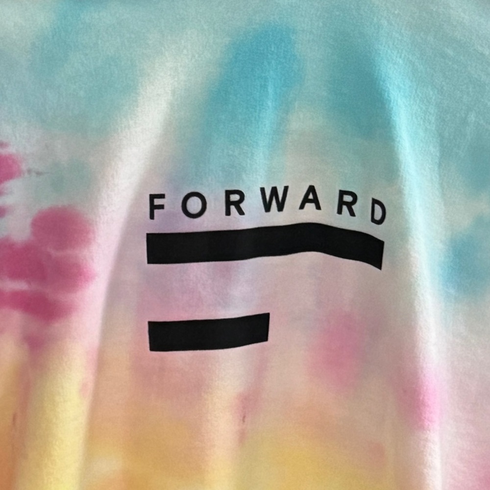 **BRAND NEW** FORWARD TIE-DYE HOODY- WORN BY JASON SUDEIKIS - GOLDEN GLOBES (M) - Picture 8 of 12